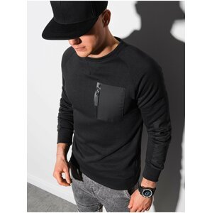 Černá pánská mikina Ombre Clothing  B1151