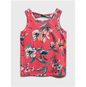 Červené holčičí dětské tílko twist tank top