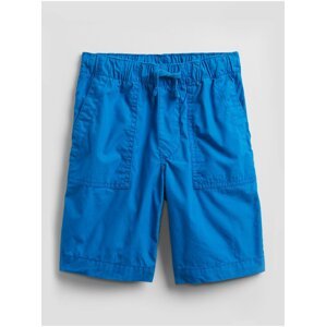 Modré klučičí dětské kraťasy pull-on shorts