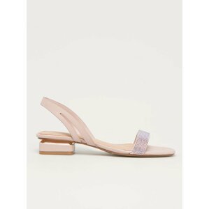 Světle růžové sandálky na nízkém podpatku ALDO Adreilla