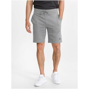 Šedé pánské kraťasy GAP Logo pull-on shorts, 2ks