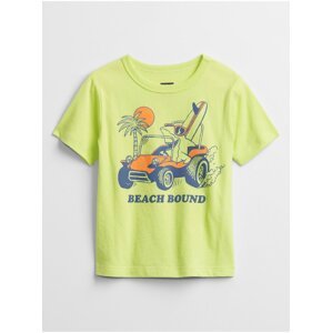 Zelené klučičí dětské tričko mix and match graphic t-shirt