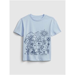 Modré klučičí dětské tričko gen good graphic t-shirt