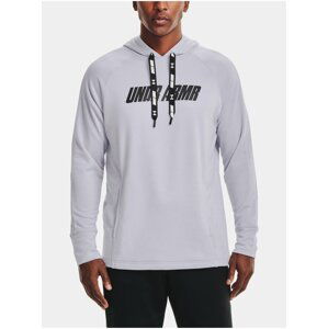 Mikina Under Armour BASELINE P/O HOODY - šedá