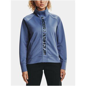 Bunda Under Armour Recover Tricot Jacket - modrá