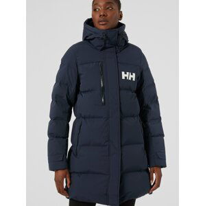 Tmavě modrý dámský zimní prošívaný kabát HELLY HANSEN