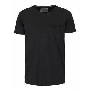 Černé tričko s krátkým rukávem Shine Original Andy