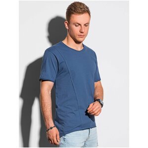 Pánské tričko bez potisku S1378 - námořnická modrá