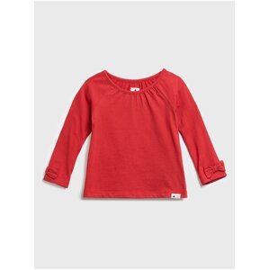 Červené holčičí dětské tričko mix and match tunic shirt GAP