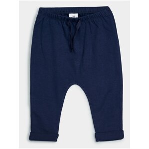 Modré klučičí baby tepláky brannan bear pants GAP