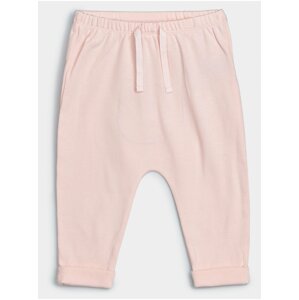 Růžové klučičí baby tepláky brannan bear pants GAP