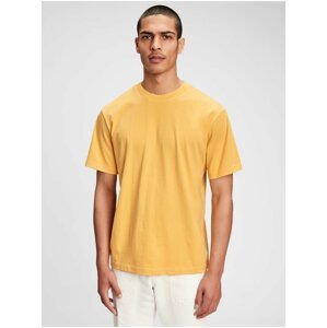 Žluté pánské tričko the gen good t-shirt GAP