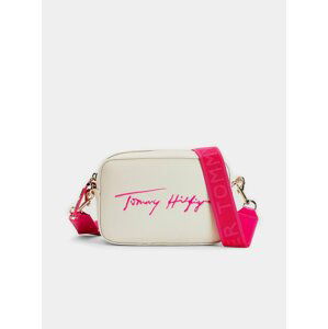 Krémová crossbody kabelka Tommy Hilfiger