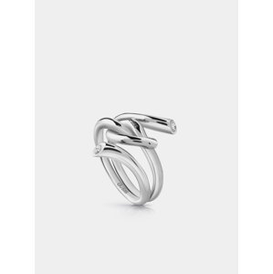 Prsten ve stříbrné barvě Guess Knot