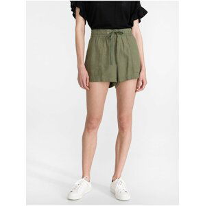 Zelené dámské kraťasy pull-on utility solid shorts GAP