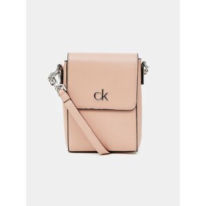 Růžová malá crossbody kabelka Calvin Klein