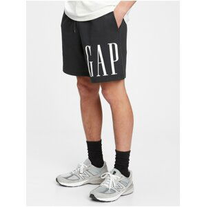 Černé pánské kraťasy GAP Logo corp short