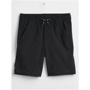 Černé klučičí dětské kraťasy tech pull-on shorts GAP