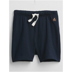 Modré klučičí dětské kraťasy brannan bear pull-on shorts GAP