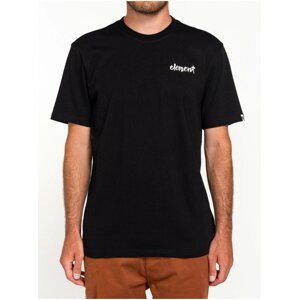 Element HENKE FLINT BLACK pánské triko s krátkým rukávem - černá