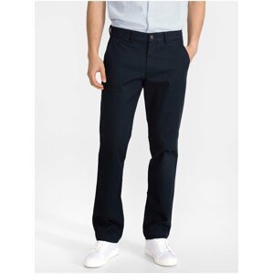 Modré pánské kalhoty modern khakis in straight fit with GapFlex GAP