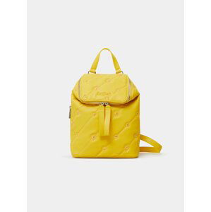 Žlutý dámský vzorovaný batoh Desigual Ojo de Tigre Nerano Loen Mini