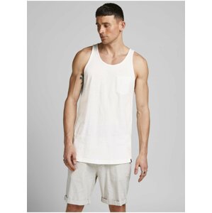 Krémové basic tílko Jack & Jones Connell