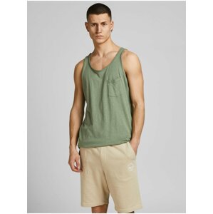 Zelené basic tílko Jack & Jones Connell