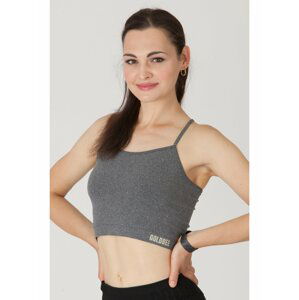 Crop top GoldBee BeCropLogo Black