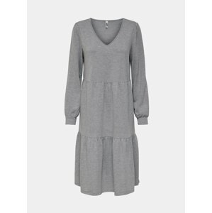Světle šedé mikinové šaty Jacqueline de Yong Mary