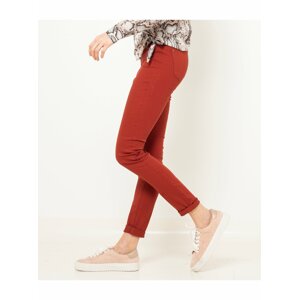 Vínové jeggings CAMAIEU