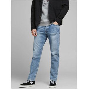 Světle modré straight fit džíny Jack & Jones Chris