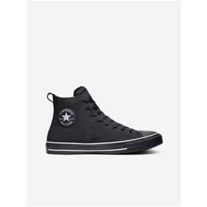 Černé unisex kotníkové kožené tenisky Converse Chuck Taylor All Star Tec Tuff