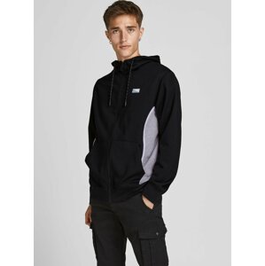 Černá mikina s kapucí Jack & Jones Kobe