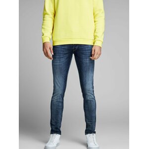 Modré skinny džíny Jack & Jones Glenn