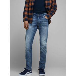 Modré slim džíny Jack & Jones Glenn