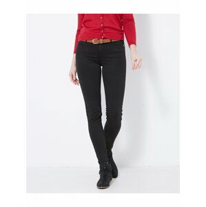 Černé skinny fit kalhoty CAMAIEU