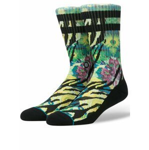 Zeleno-černé pánské vzorované ponožky Stance Tiger Lily