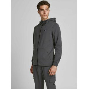 Tmavě šedá mikina s kapucí Jack & Jones Air