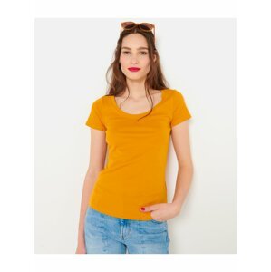 Oranžové basic tričko CAMAIEU