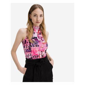 Magazine Print Top Guess