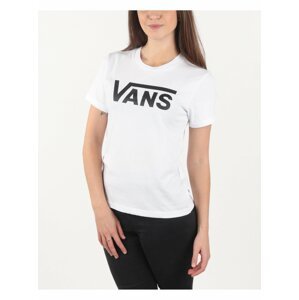 Bílé dámské tričko s potiskem Vans Flying V Crew