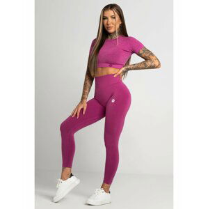 Legíny Gym Glamour Bezešvé Second Skin Pink