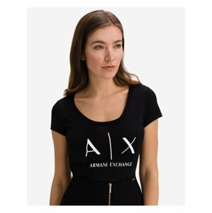 Černé dámské tričko Armani Exchange