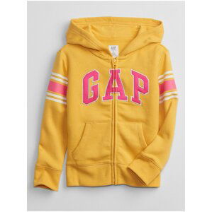 Žlutá holčičí mikina GAP Logo hoodie