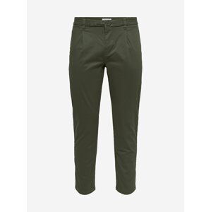 Zelené chino kalhoty ONLY & SONS Cam