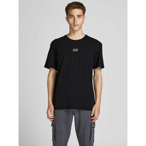 Černé tričko s nápisem Jack & Jones Classic