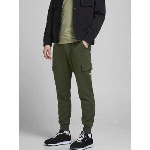 Khaki tepláky Jack & Jones Gordon