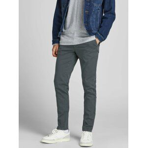 Tmavě šedé chino kalhoty Jack & Jones Marco