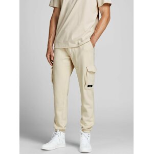 Béžové tepláky Jack & Jones Gordon